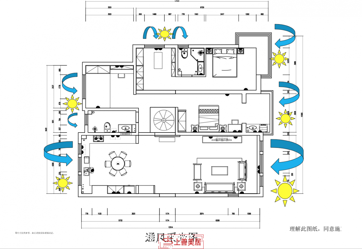 漢王府頂躍新中式風(fēng)格裝修效果圖