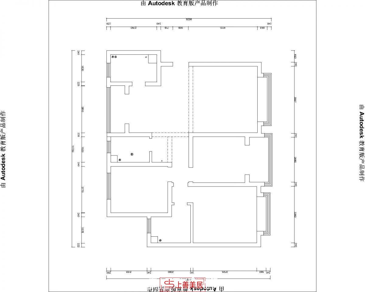 長久中心120平方米裝修效果圖