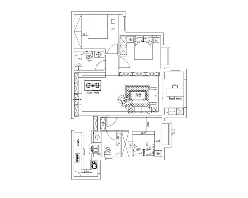 德賢公館裝修效果圖