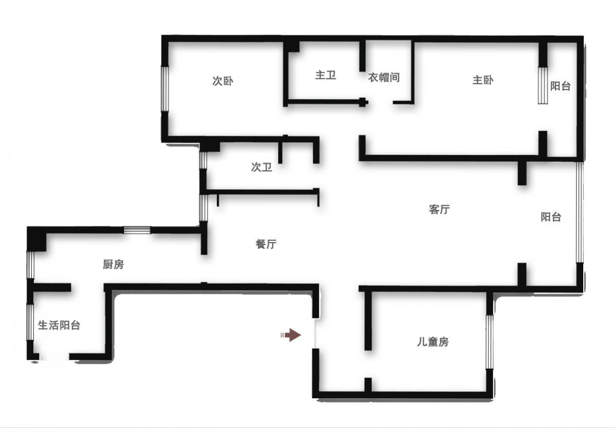 維多利亞三期155平裝修效果圖